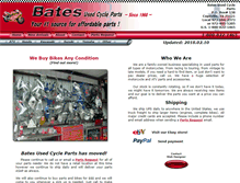 Tablet Screenshot of batescycle.com